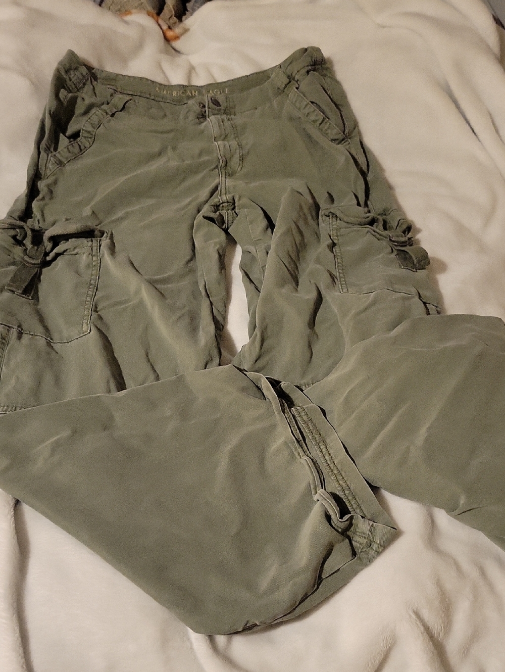 American Eagle Outfitters Olive Utility Cargo Pants